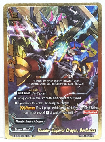 Future card buddyfight thunder - card,